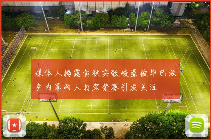 媒体人揭露黄秋实张峻豪被毕巴放弃内幕两人打架禁赛引发关注